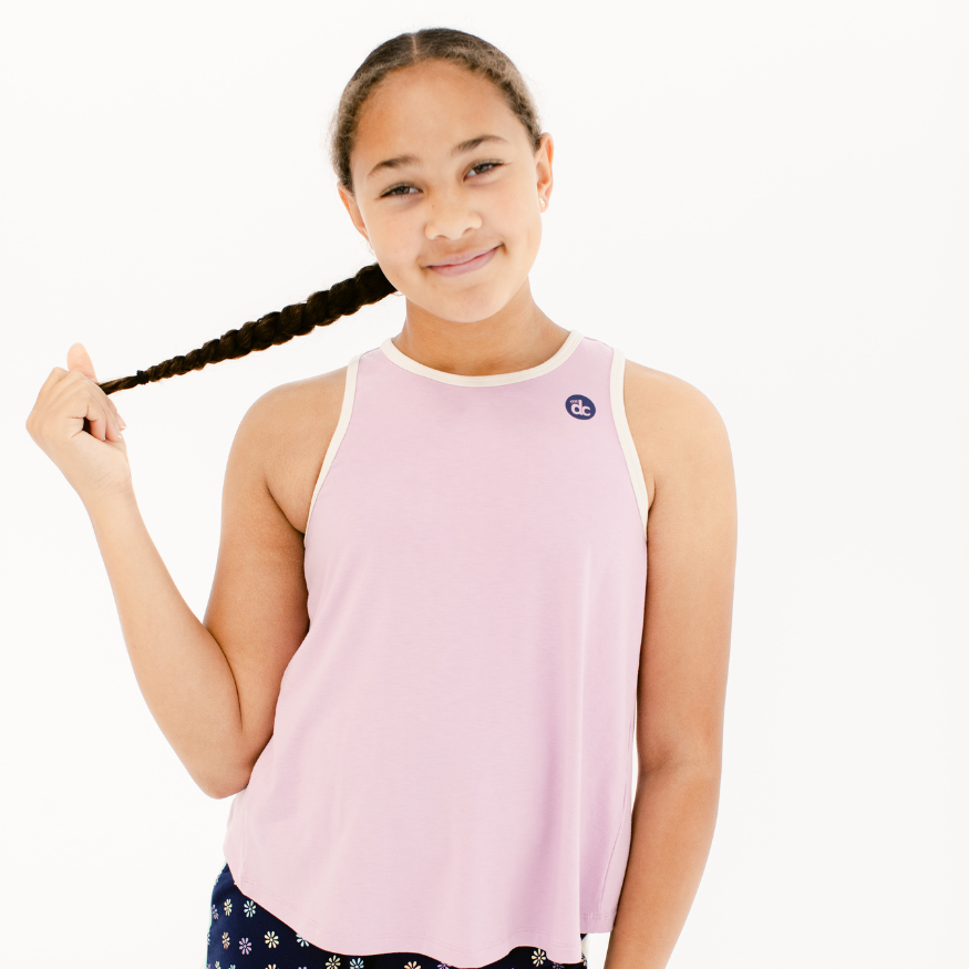 DreamScape Loungewear Tank for tween girls from the decided collectio