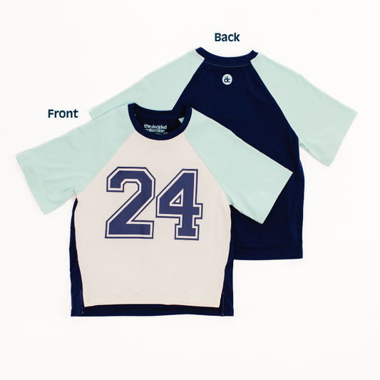 girls sleep tee, the decided collection 24 tee