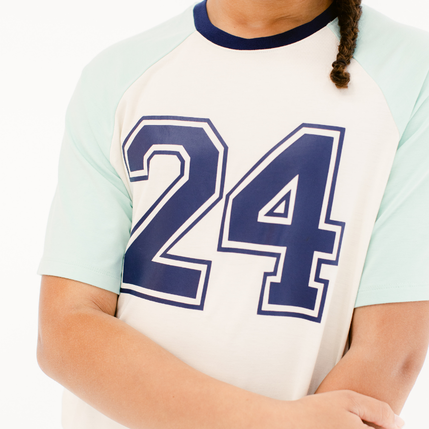 girls sleep tee, the decided collection 24 tee