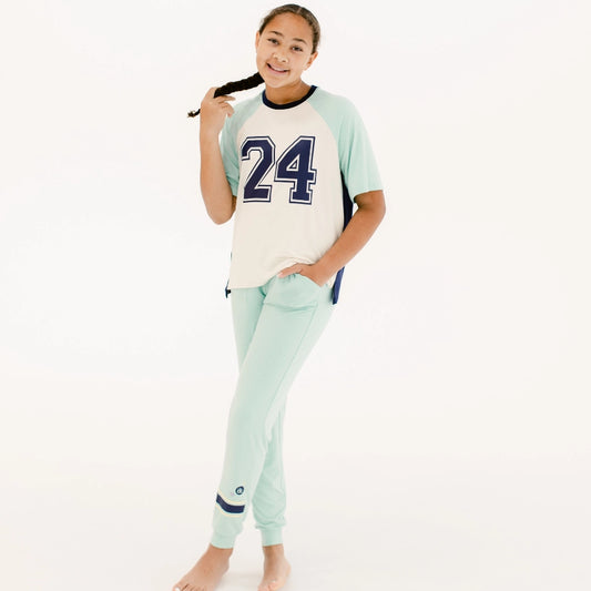 dreamscape tee and dreamscape jogger set from the decided collection