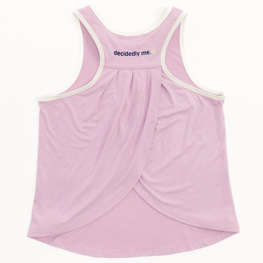 dreamscape sleep tank ack details, the decided collection, pajamas and loungewear for tween girls