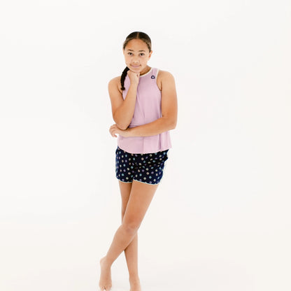 Dreamscape sleep tank and dreamscape sleep short, the decided collection, pajamas and loungewear for tween girls