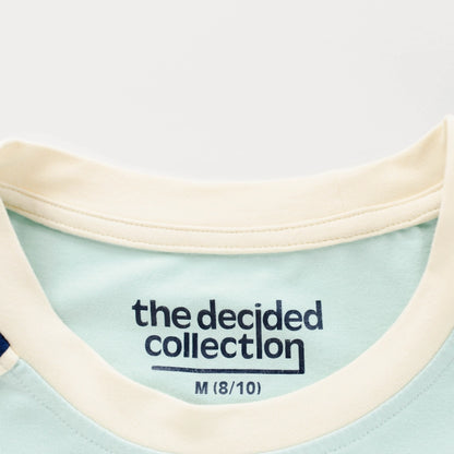 inner tag image on decidedly unique long sleeve sleep top, the decided collection, pajamas and loungewear for tween girls
