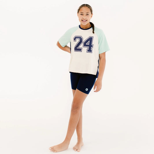 dreamscape tee and decidedly me night short from the decided collection, pajamas and loungewear for tween girls