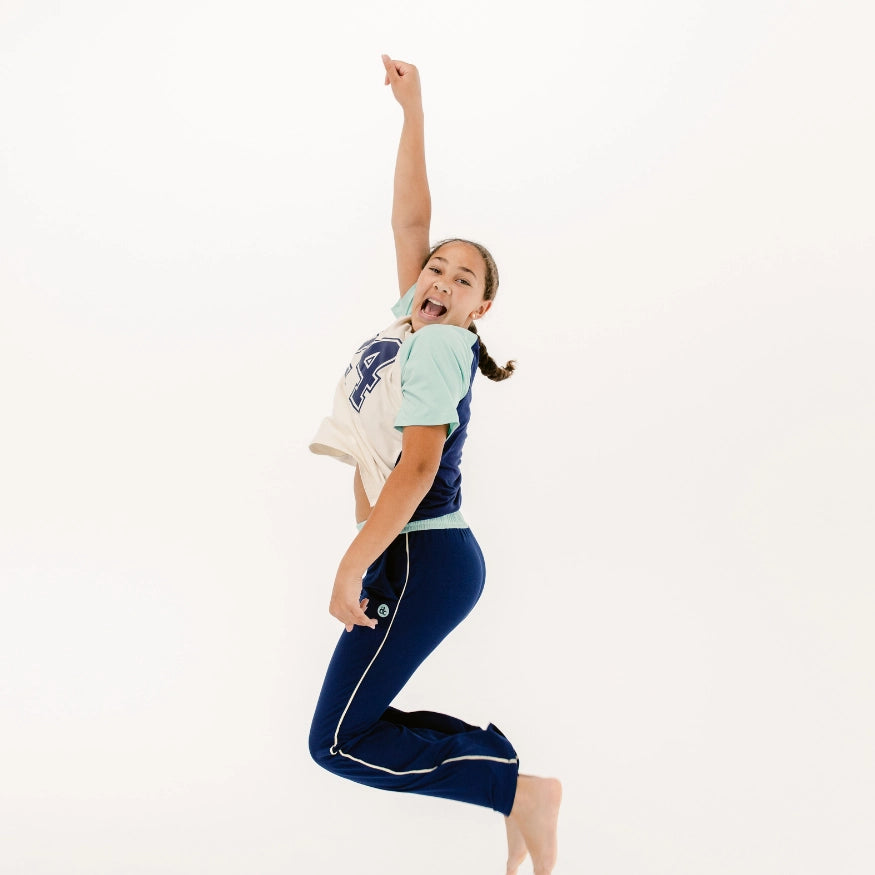 dreamscape tee and decidedly unique sleep pant set from the decided collection pajamas and loungewear for tween girls